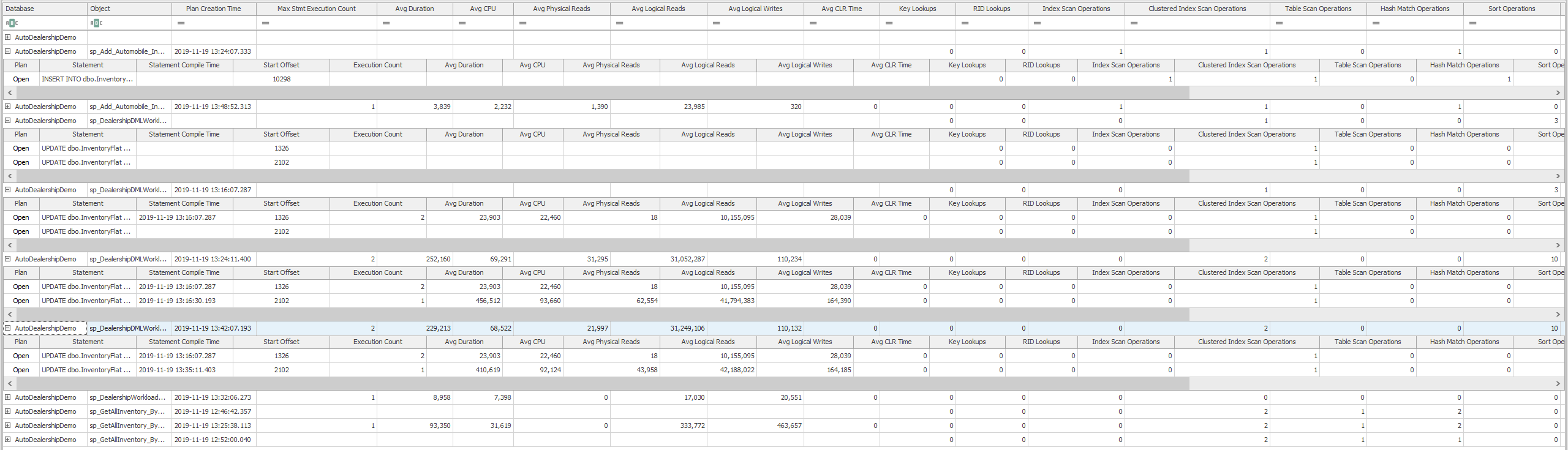 SQL Sentry Query Plans Bottom pane Version 2021 Query Plans Bottom pane