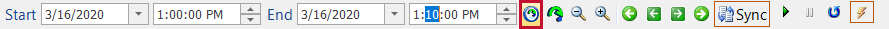 SQL Sentry Azure Synapse SQL Pool toolbar time navigation SQL Sentry Azure Synapse SQL Pool toolbar time navigation