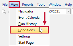 SQL Sentry View > Conditions Version 2021.18 SQL Sentry View > Conditions