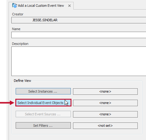 SQL Sentry Custom Event Views