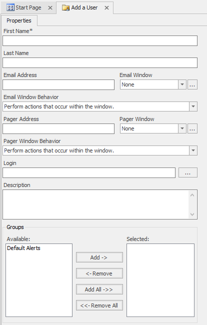 SQL Sentry Add a User field Version 2021.12 SQL Sentry Add a User field