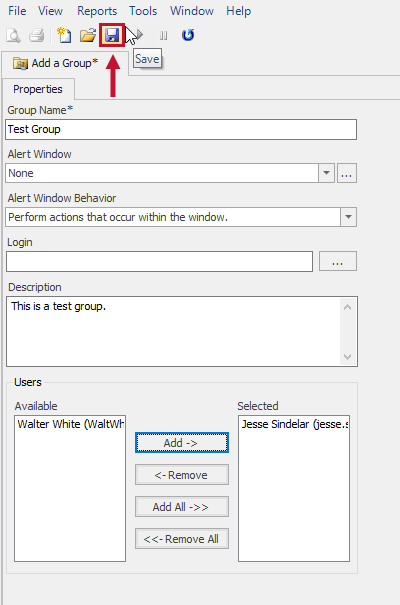SQL Sentry Add a Group Properties Version 2021.12 Add a Group Properties