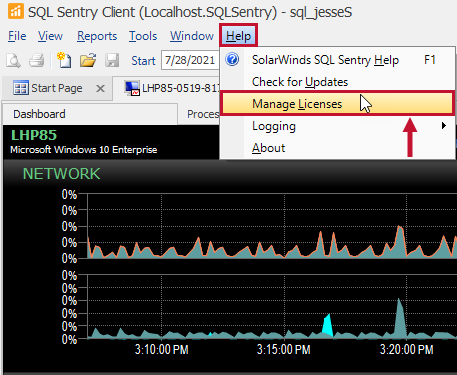 SQL Sentry Client Help Manage Licenses SQL Sentry Client Help Manage Licenses