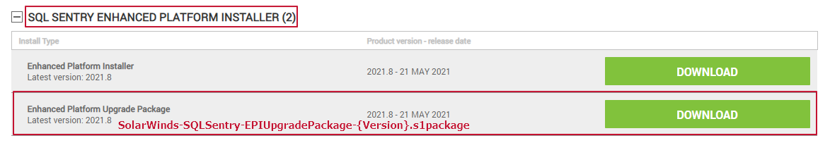 SQL Sentry EPI Upgrade
