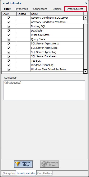 SQL Sentry Event View pane Version 2021.12 Event View pane