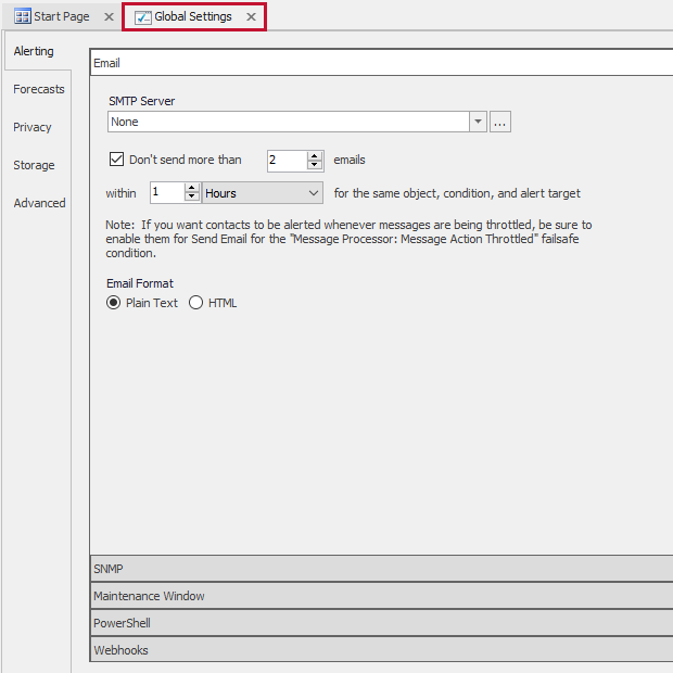 SQL Sentry Monitoring Service Settings Version 2021.18 SQL Sentry Monitoring Service Settings