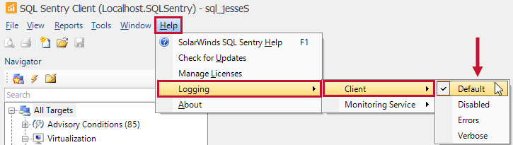 SQL Sentry Troubleshooting