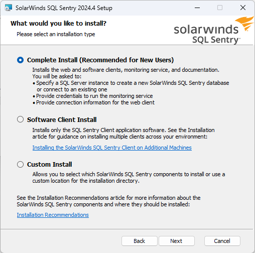 Setup Wizard Installation