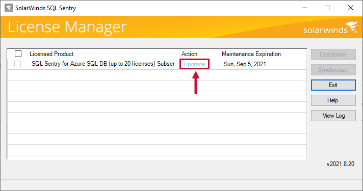 SQL Sentry License Management