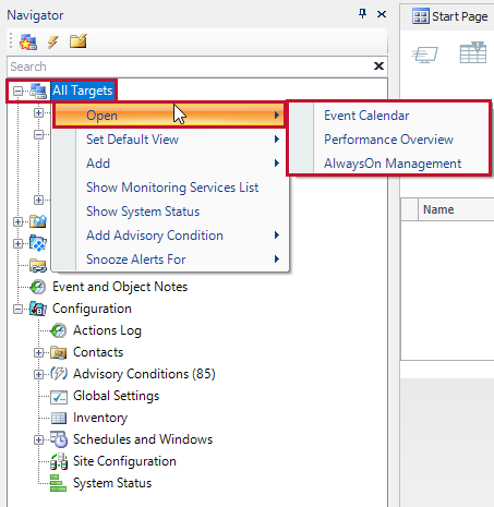 Sql Sentry Portal All Targets
