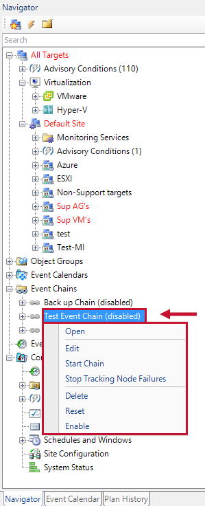 Sentry Event Tracking SQL Sentry Event Chains