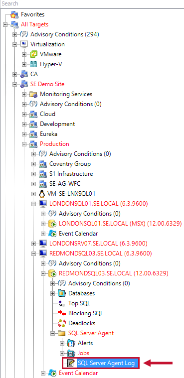 SQL Sentry Event Sources