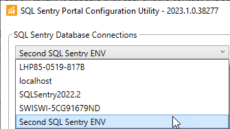 SQL Sentry Portal Distributed Databases