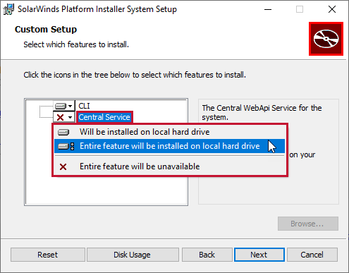 SolarWinds Platform Installer for SQL Sentry