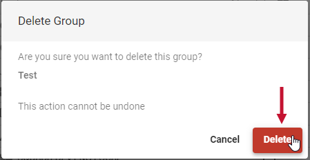 SQL Sentry Portal Delete Group Version 2023.1 SQL Sentry Portal Delete Group
