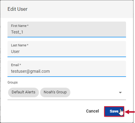 SQL Sentry Portal Edit User Version 2023.1 SQL Sentry Portal Edit User