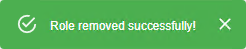 SQL Sentry Portal Permissions Role removed successfully message Version 2023.1 SQL Sentry Portal Permissions Role removed successfully message