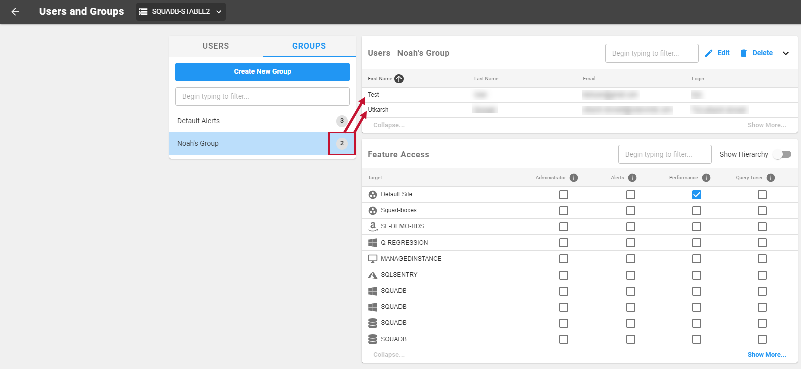 SQL Sentry Portal Groups diagram example Version 2023.1 SQL Sentry Portal Groups diagram example