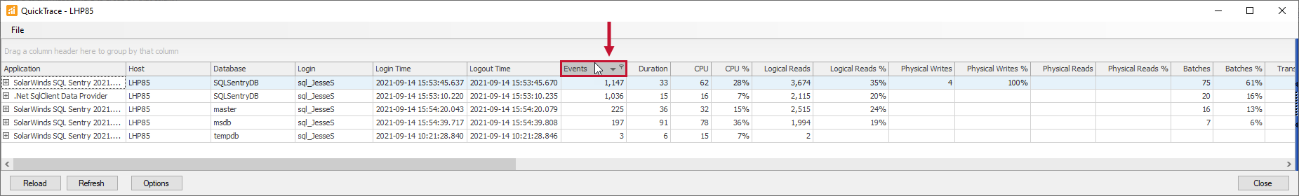 SQL Sentry QuickTrace Version 2021.12 QuickTrace