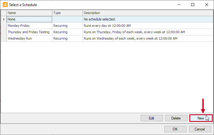 SQL Sentry Select a Schedule Version 2021.12 SQL Sentry Select a Schedule