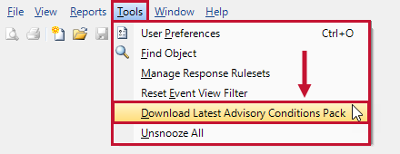 SQL Sentry Download Latest Advisory Conditions Pack