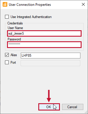 SQL Sentry Services Connection Properties Version 2021.12 SQL Server Service Connection Properties