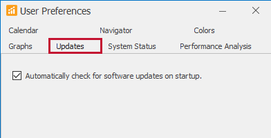 SQL Sentry User Preferences Updates Settings Version 2021.12 User Preferences Updates Settings