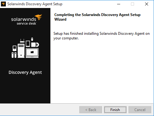 Agent installation for Windows