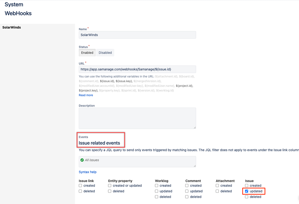 Jira integration