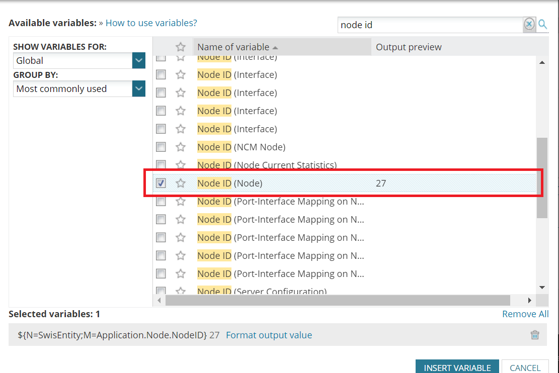 Solarwinds Node Configuration SolarWinds Observability Self-Hosted integration with Service Desk