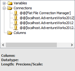 Task Factory Advanced Aggregator Transform Column Browser window Version 2021.18 Task Factory Advanced Aggregator Transform Column Browser window