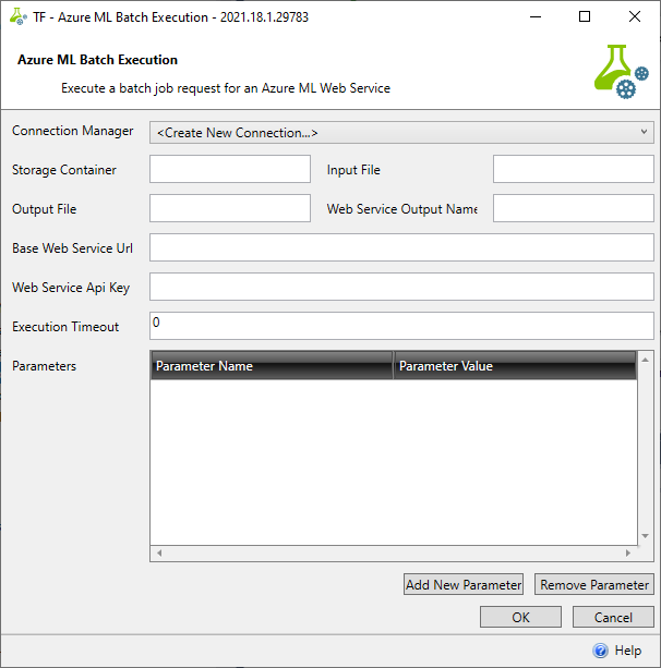 Task Factory Azure ML Batch Execution Version 2021.18 Task Factory Azure ML Batch Execution