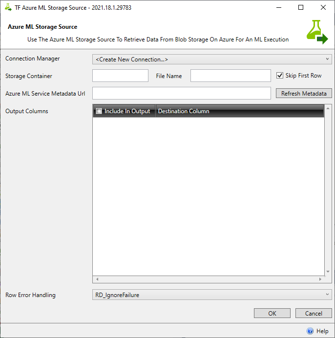 Task Factory Azure ML Source Version 2021.18 Task Factory Azure ML Source