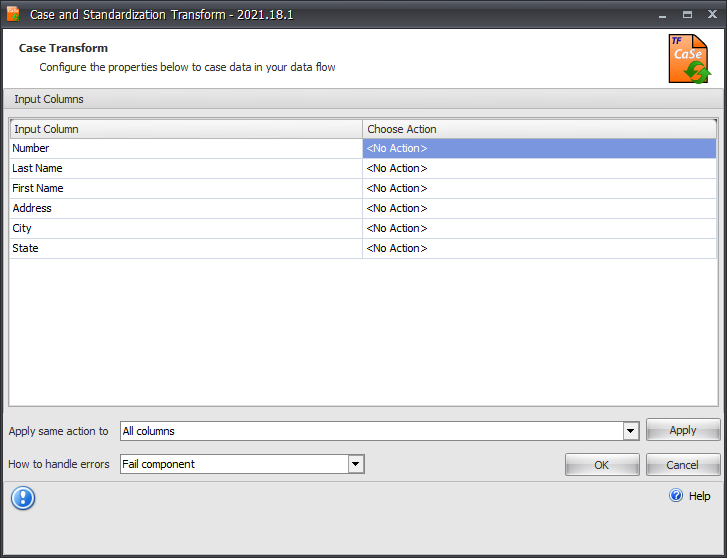 Task Factory Case Transform