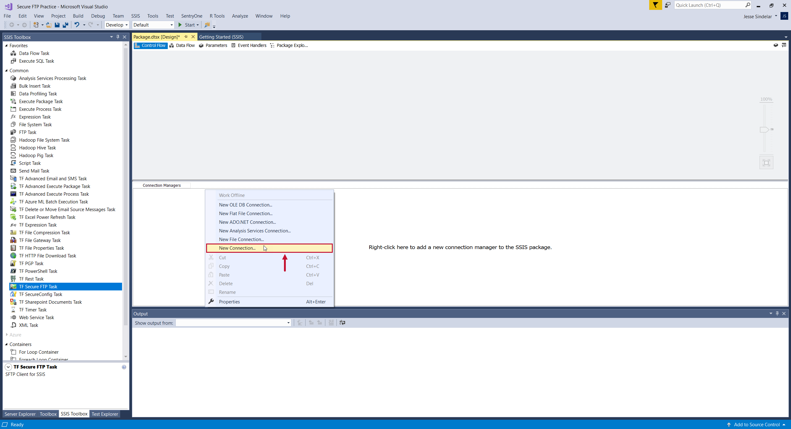 Task Factory New Connection Version 2021.18 Task Factory New Connection
