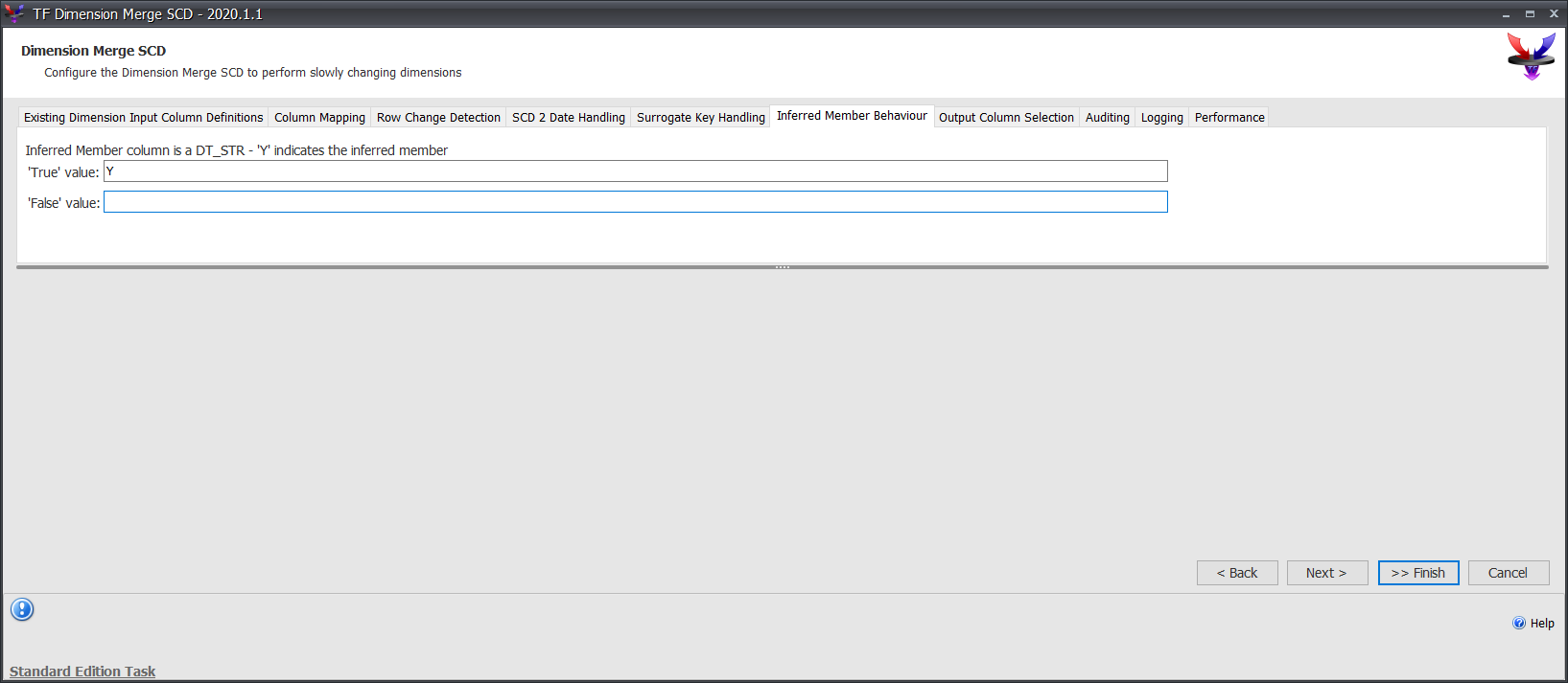 Task Factory Dimension Merge SCD Inferred Member Behaviour Version 2020.1.1 Task Factory Dimension Merge SCD Inferred Member Behaviour