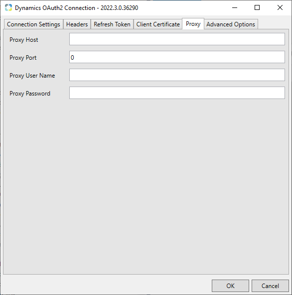 Task Factory Dynamics OAuth2 Connection Manager Proxy