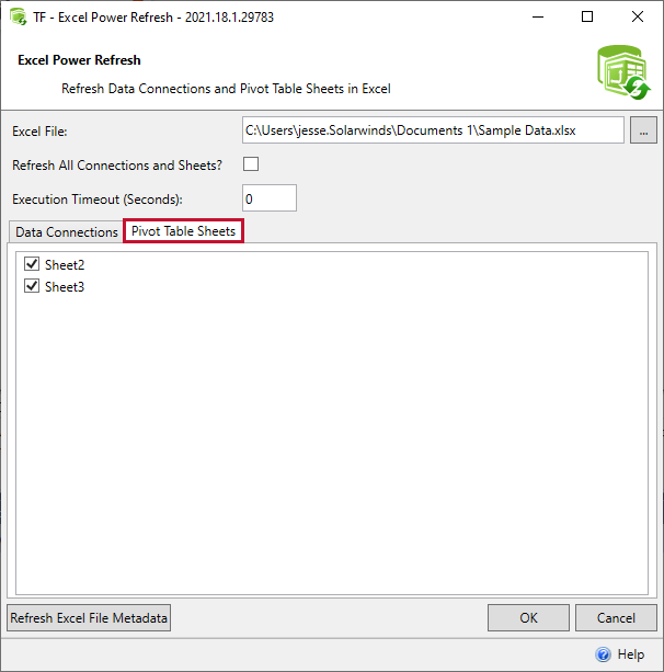 Powershell Refresh Excel Task Factory Excel