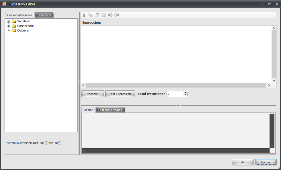 Task Factory Expression Editor Columns/Variables Version 2021.18 Task Factory Expression Editor Columns/Variables