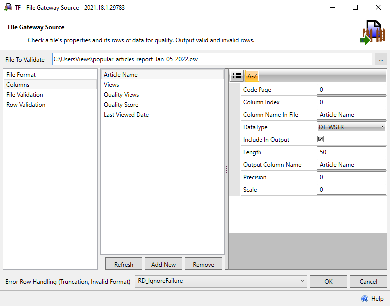 Task Factory File Gateway