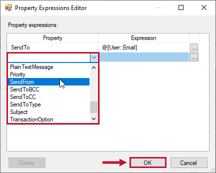 SentryOne Task Factory Advanced Email and SMS Task Property Expression Editor Version 2021.8 SentryOne Task Factory Advanced Email and SMS Task Property Expressions Editor