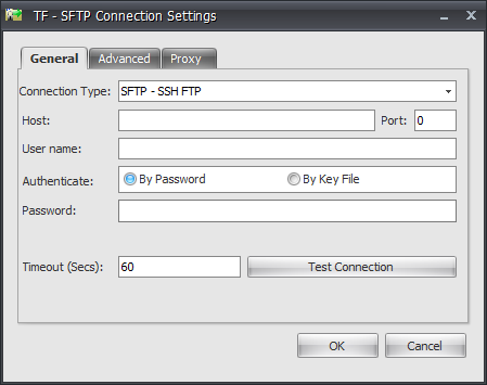 Task Factory Secure FTP Connection Manager General By Password Version 2021.18 Task Factory Secure FTP Connection Manager General By Password
