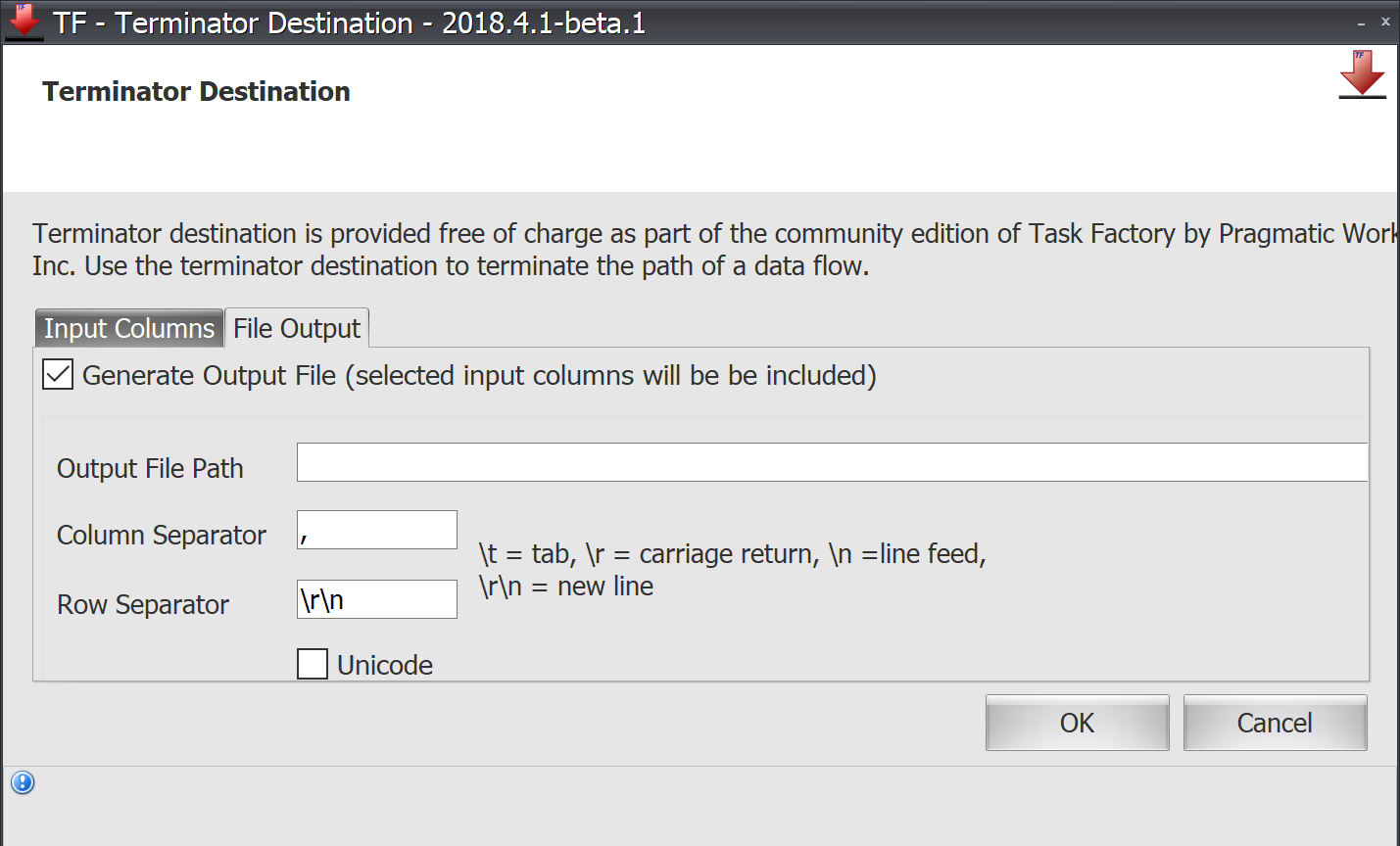 Utilities Taskfactory Task Factory Terminator Destination