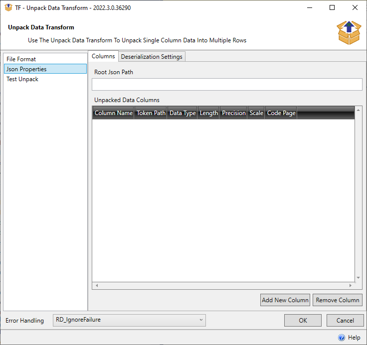 Utilities Taskfactory Task Factory Unpack Data Transform
