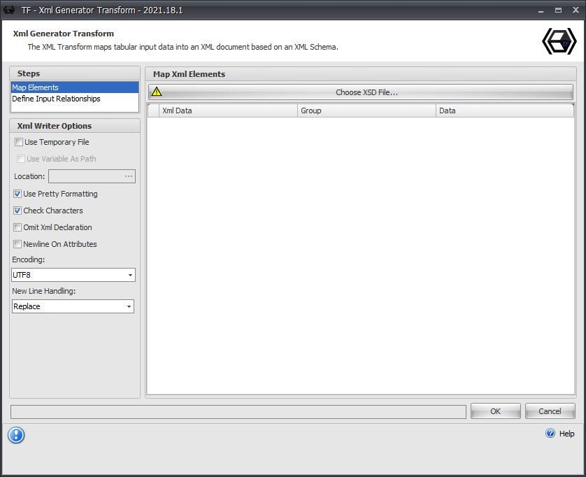 Task Factory Xml Generator Transform Map Elements Version 2021.18 Task Factory Xml Generator Transform Map Elements