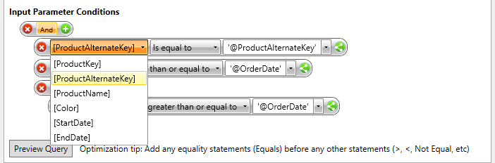 Task Factory Advanced Lookup Cache Connection Manager Input Parameters Version 2021.18 Task Factory Advanced Lookup Cache Connection Manager Input Parameters