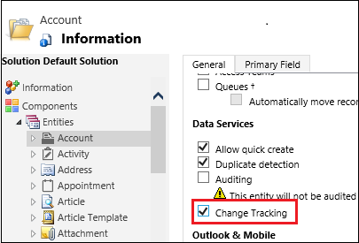 Task Factory Dynamics CRM Source Change Tracking