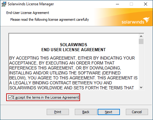 Task Factory Installer SolarWinds License Manager End User License Agreement Version 2021.8 Task Factory Installer SolarWinds License Manager End User License Agreement