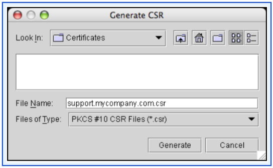 Generate a Certificate Signing Request (CSR)