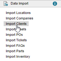 Use templates to import data